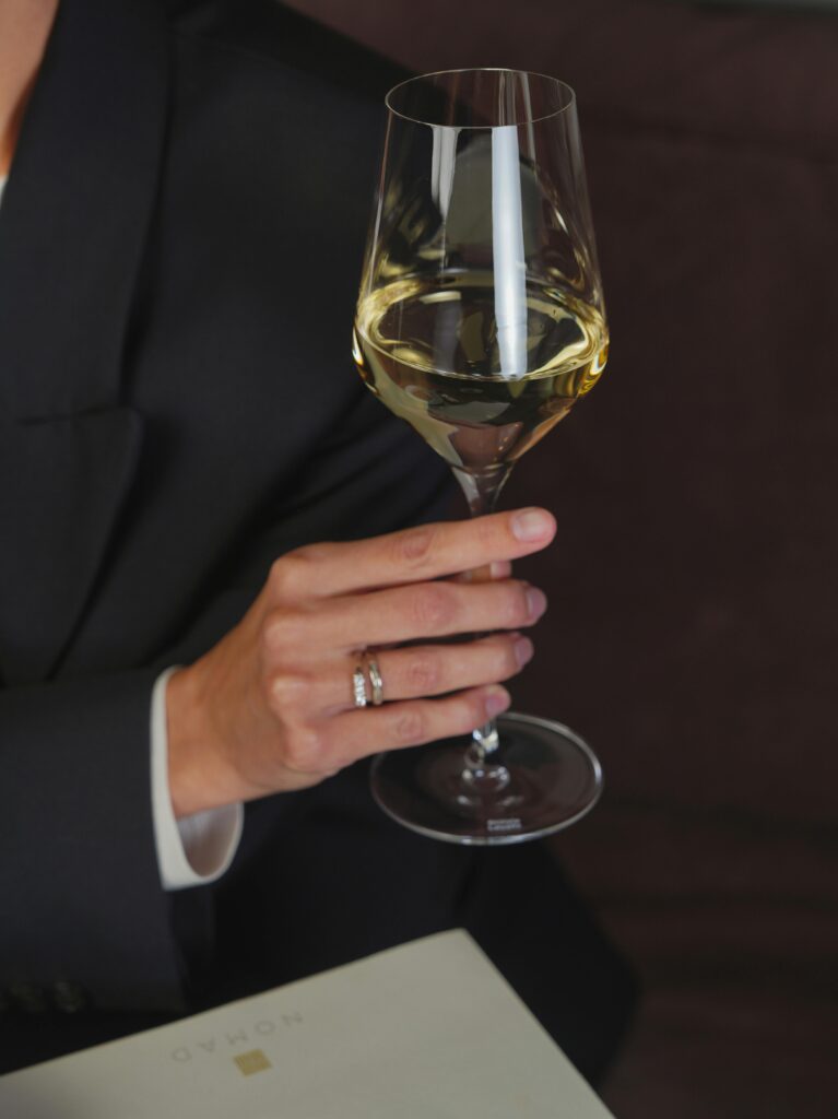 white wine glass or drinkware