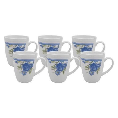 Nice One 6pcs 400ML High Quality Porcelain Cups; Comfort Meets Design