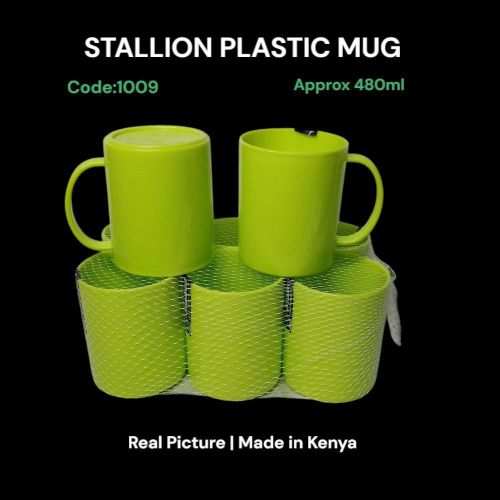  STALLION 12pcs Plastic Mug/Cup Set; Practical, Durable, and Made for Everyday Life