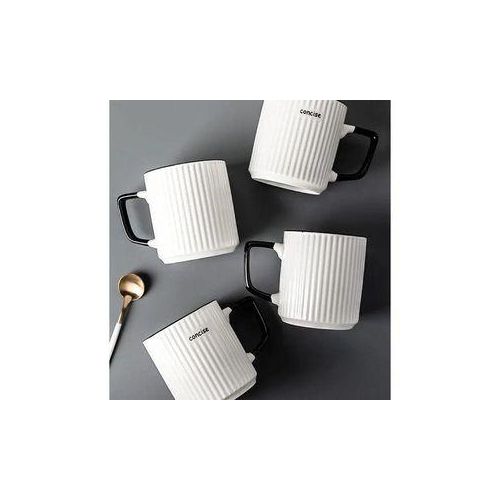  Sundabest Ceramic Mugs, Set of 6; Results backed Traditional mug